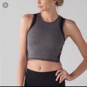 Lululemon cropped workout top